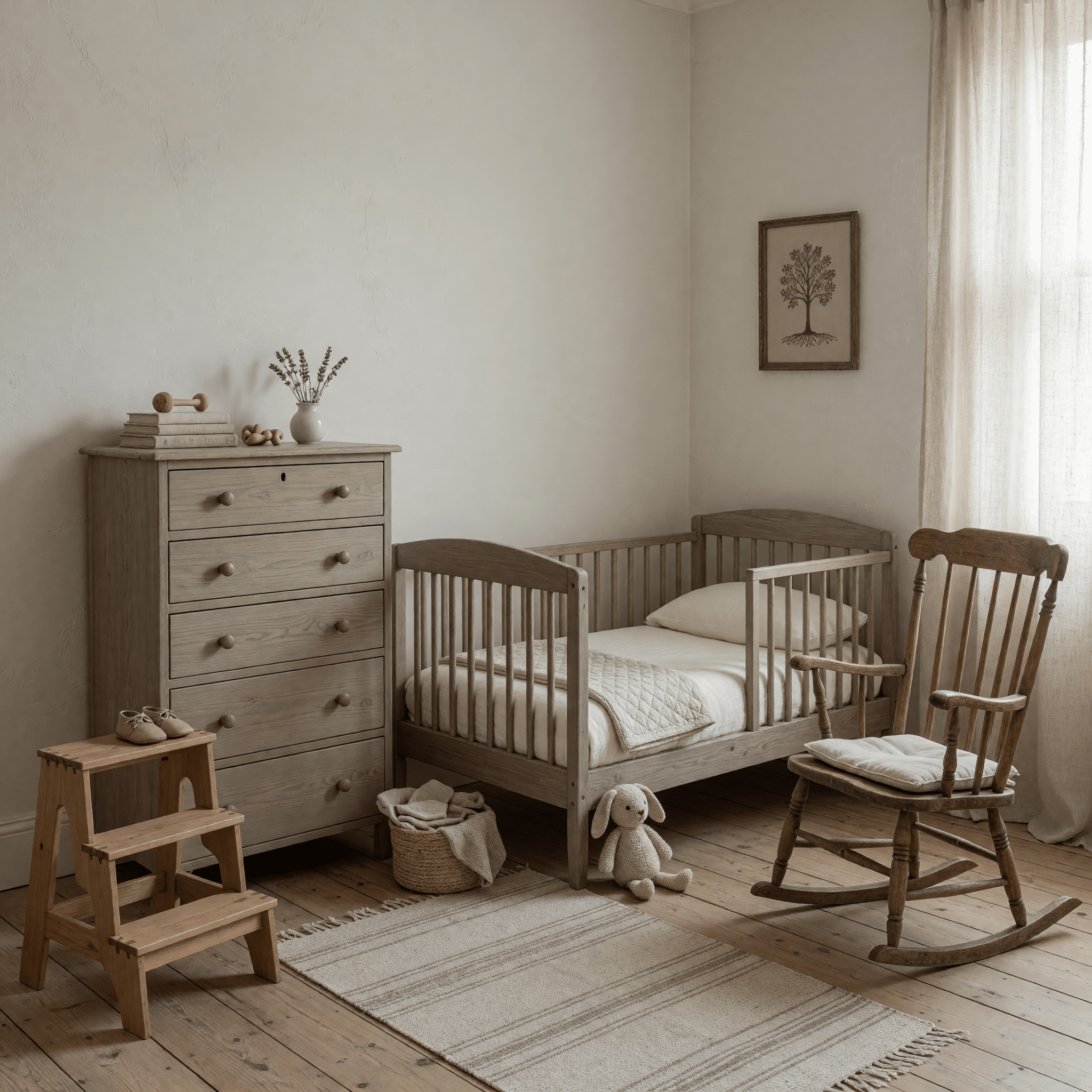 Muebles infantiles con estilo atemporal